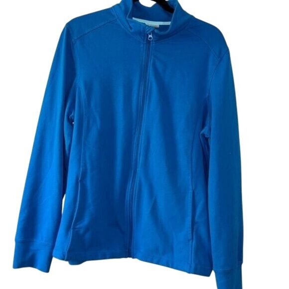 Danskin Now Blue Zip-Up Jacket XXL - Picture 1 of 8